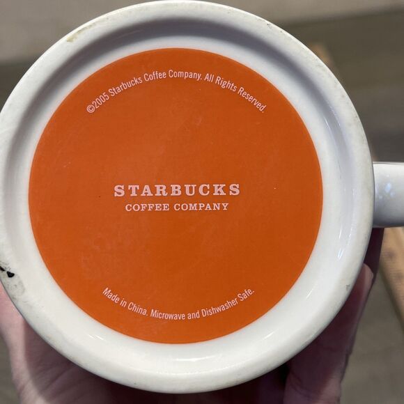 2005 Starbucks Coffee Guatemala Antigua Latin America Ceramic Mug 16oz - Picture 4 of 5